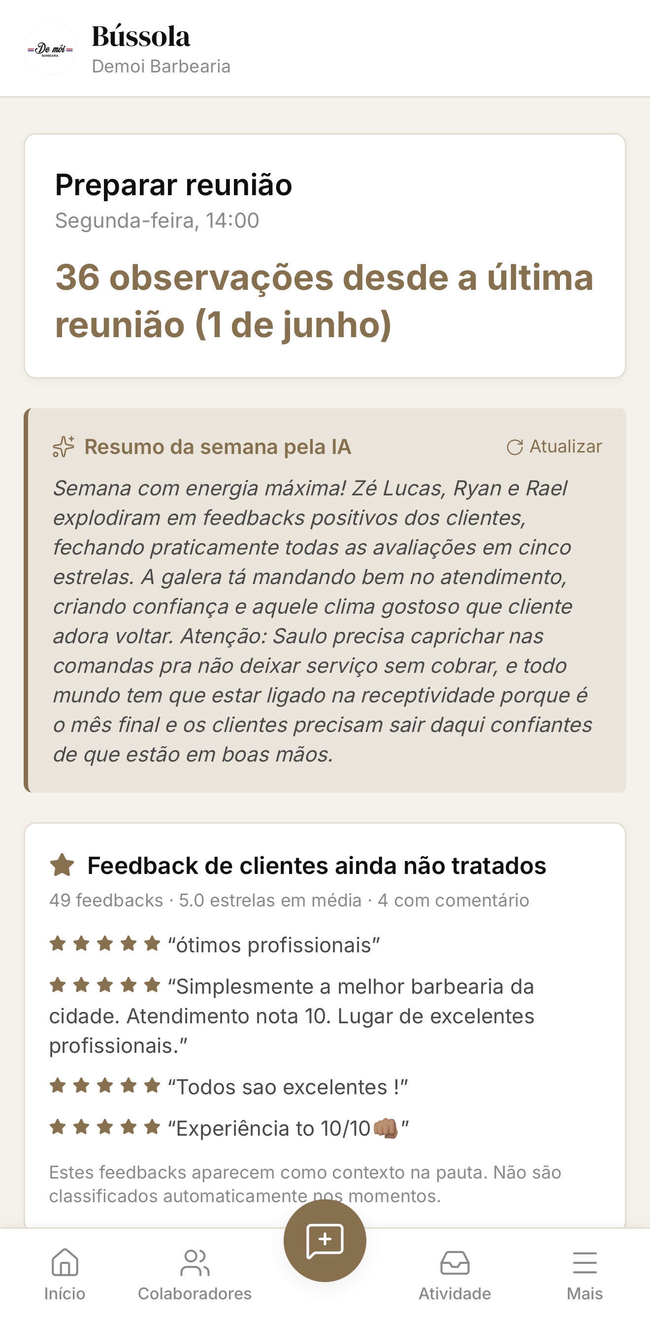 A IA organiza tudo